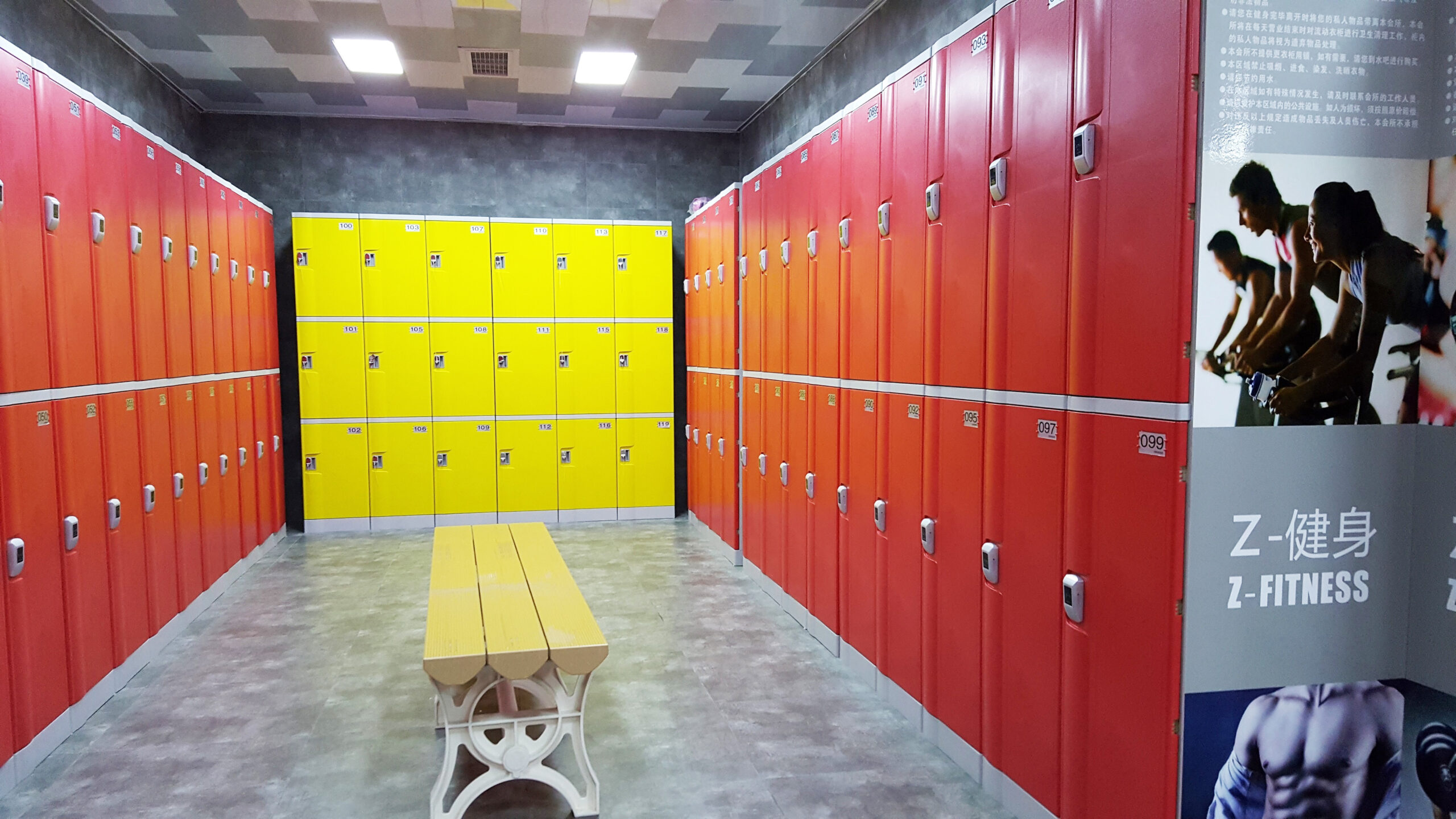 Tủ Locker ABS cho phòng gym