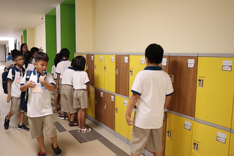 Tủ locker cho trường học khối tiểu học