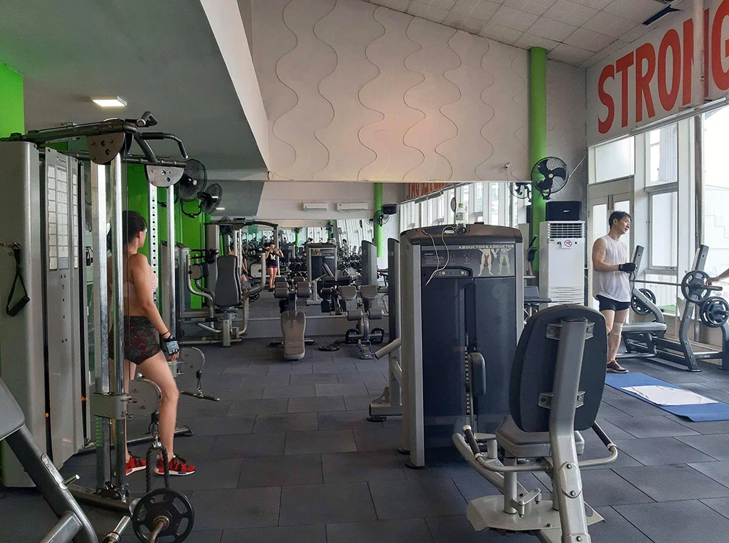 Tủ Locker ABS tại phòng gym ở Nha Trang