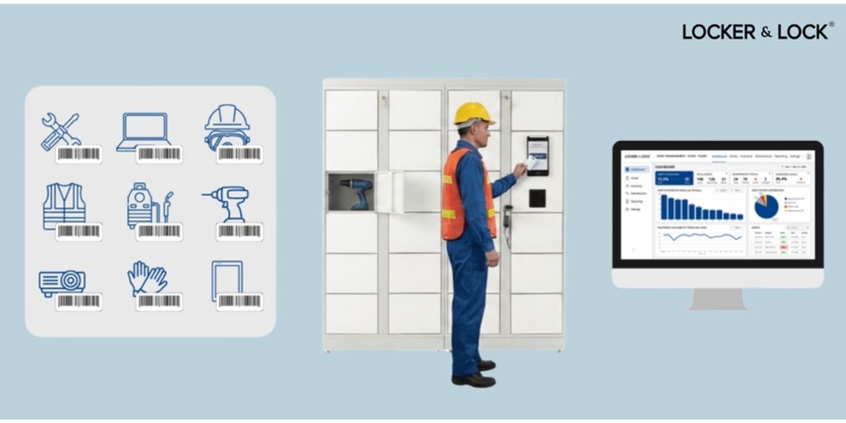 Cách thức hoạt động trên một hệ thống quản lý tập trung của Smart Locker.