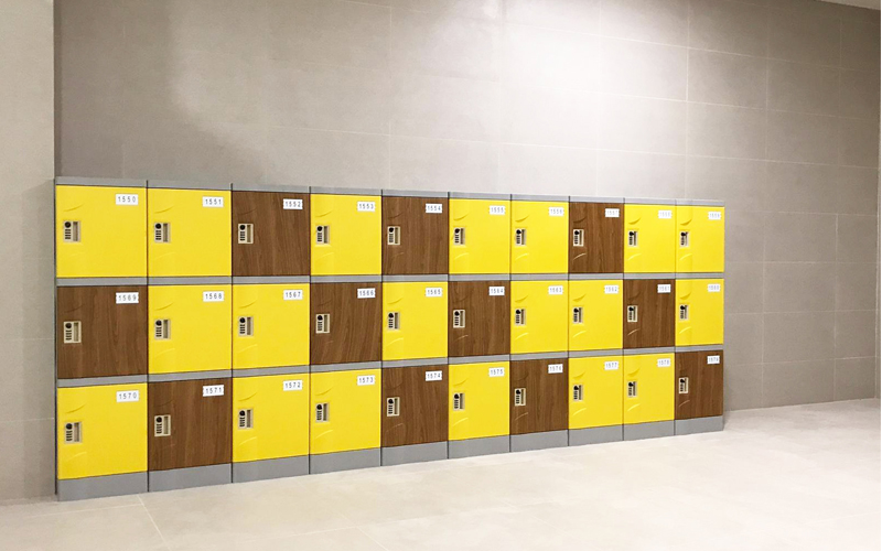 Tủ locker khu tập luyện thể thao