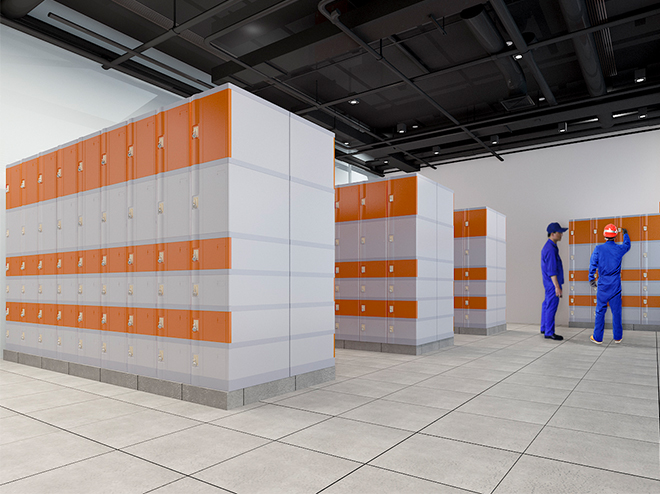 Tủ locker nhà máy