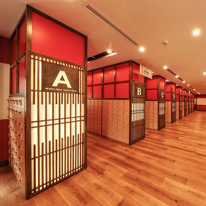 Tủ gỗ locker đựng giày