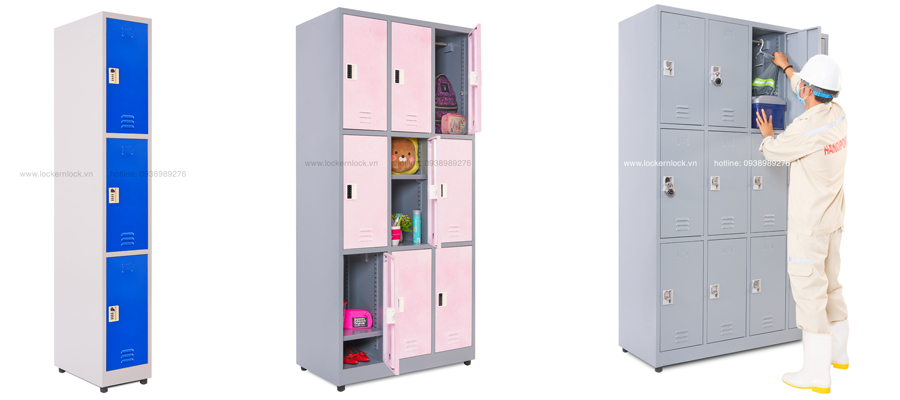 Kết hợp giữa khóa điện tử và tủ locker