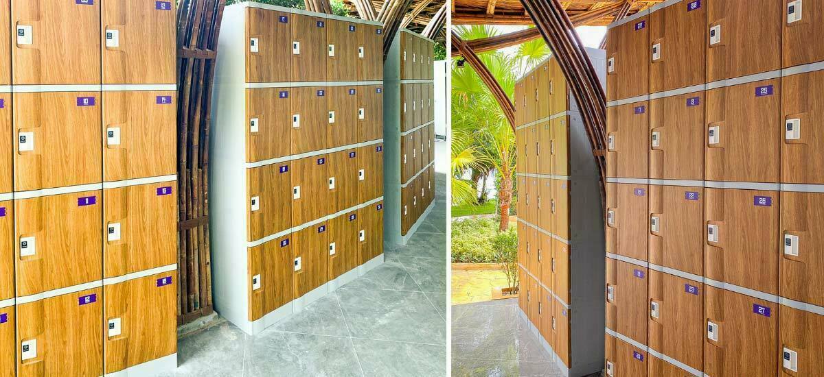 Tủ locker ABS tại Merperle Hòn Tằm