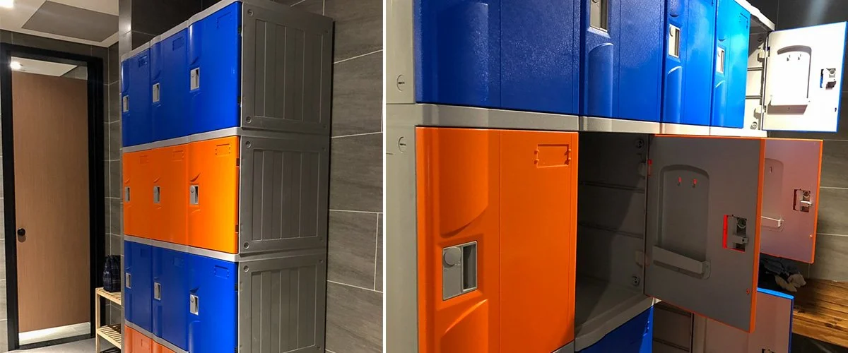 Kết hợp giữa khóa số và tủ locker