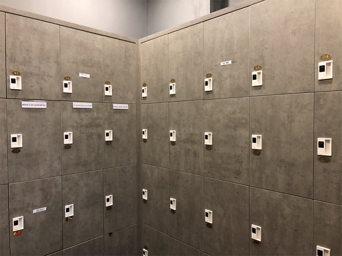 Tủ locker phòng gym