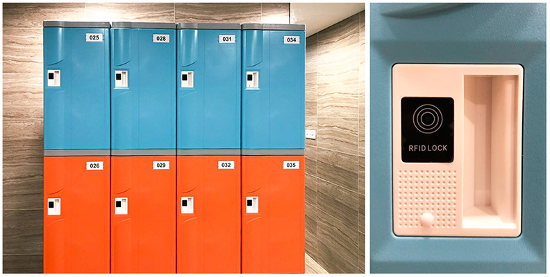 Tủ locker ABS và khóa điện tử