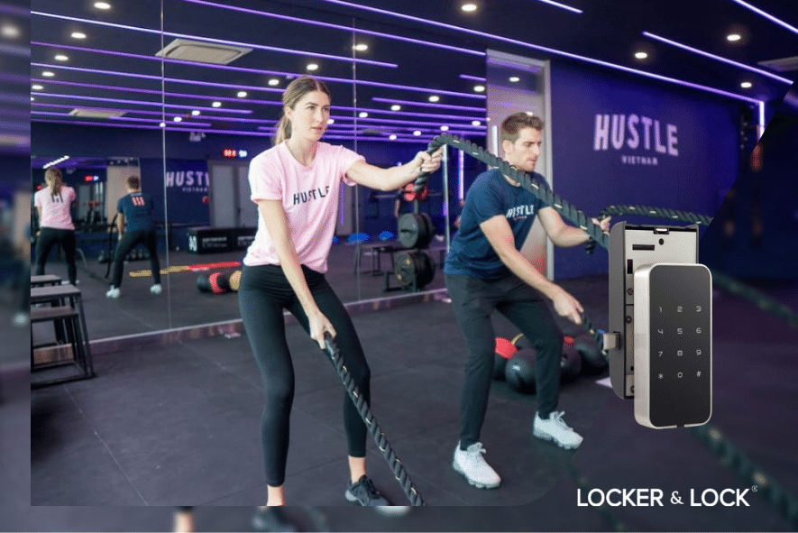 Khóa điện tử Be-Tech – Dòng C2800T cho phòng gym Hustle