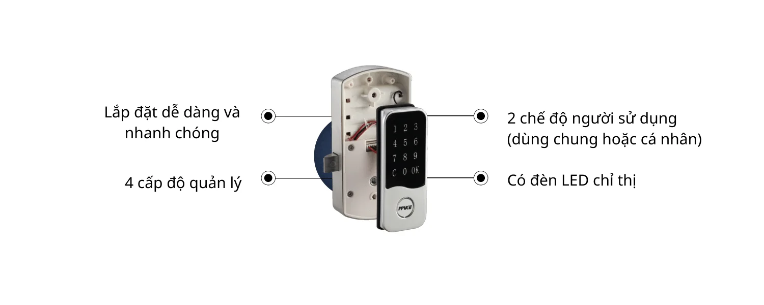Khóa điện tử MK733