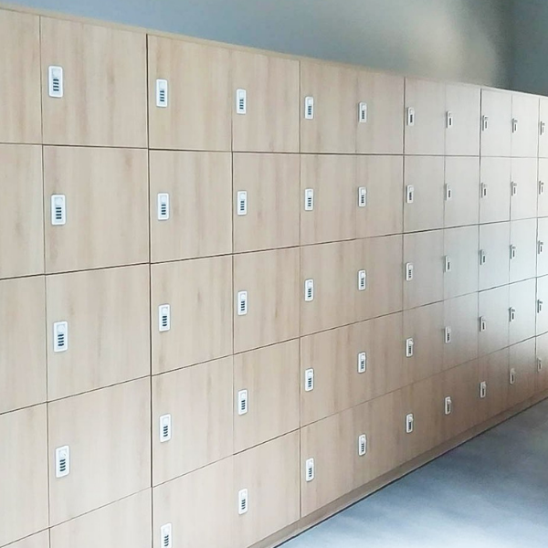 Tủ locker gỗ và khóa số DL-12