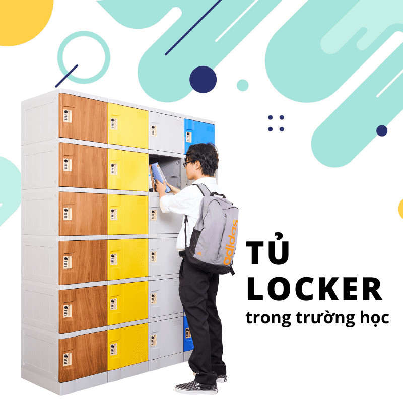 Tủ locker cho trường học