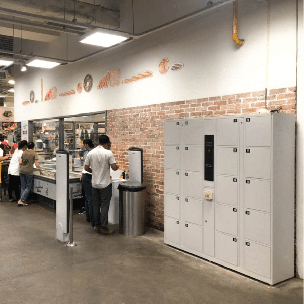 Tủ locker siêu thị