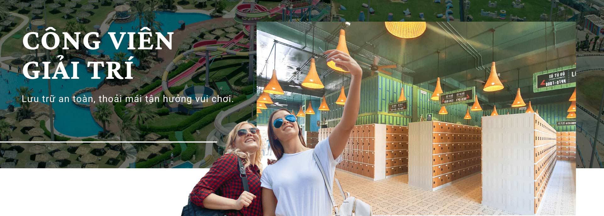 Tủ locker cho công viên giải trí