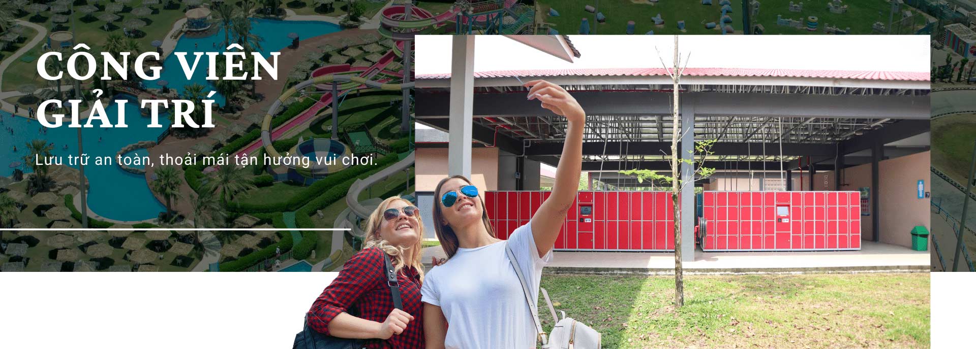 Tủ locker cho công viên giải trí