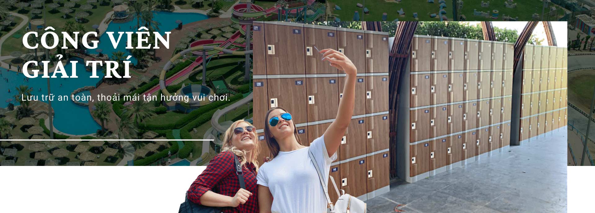 Tủ locker cho công viên giải trí