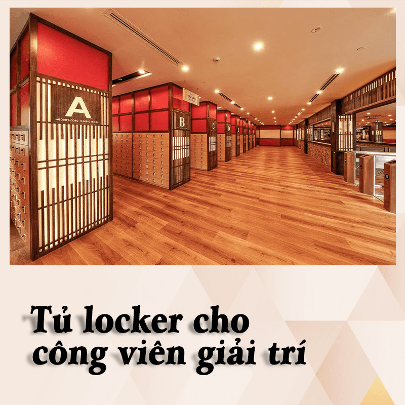Tủ locker cho công viên giải trí