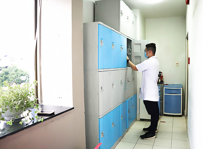 Tủ locker bệnh viện