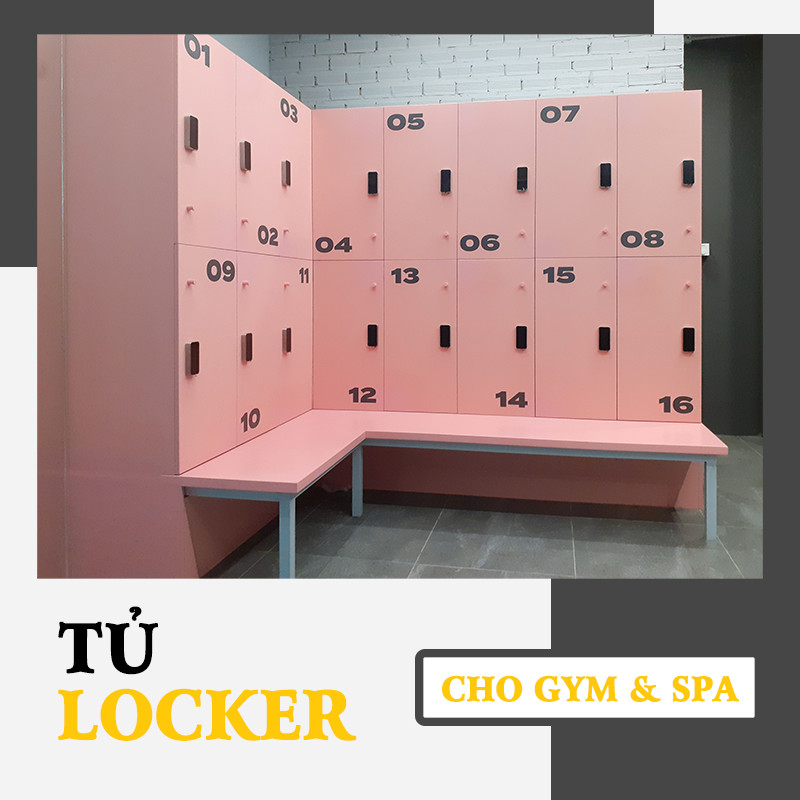 Tủ locker phòng gym