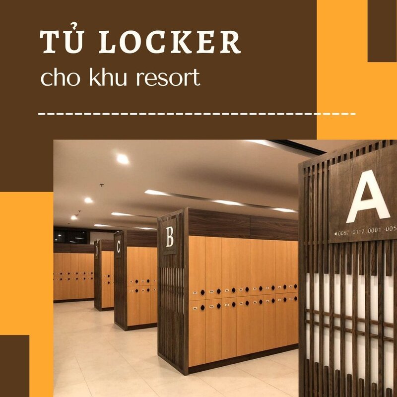Tủ locker cho resort