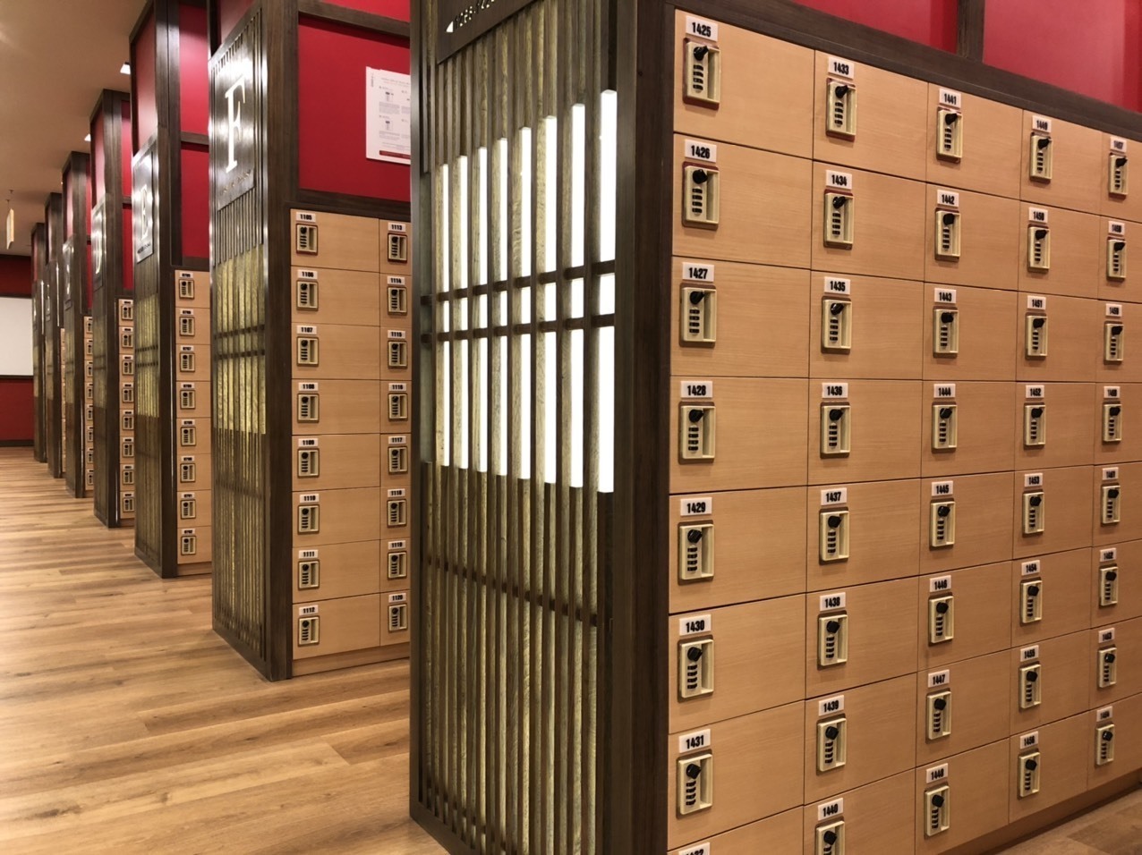khóa số tủ locker ở Yoko Onsen 