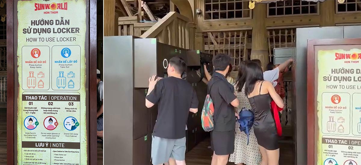Không cần chờ đợi – hệ thống vận hành mượt mà, tiết kiệm thời gian gửi và lấy đồ.