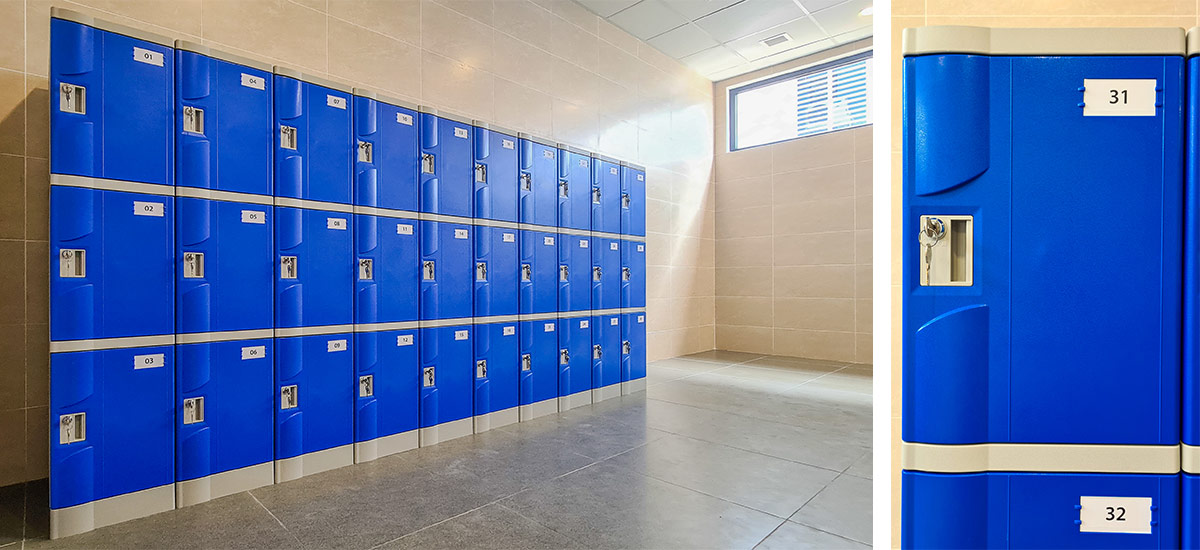 tủ nhựa ABS dòng N4 màu xanh đậm