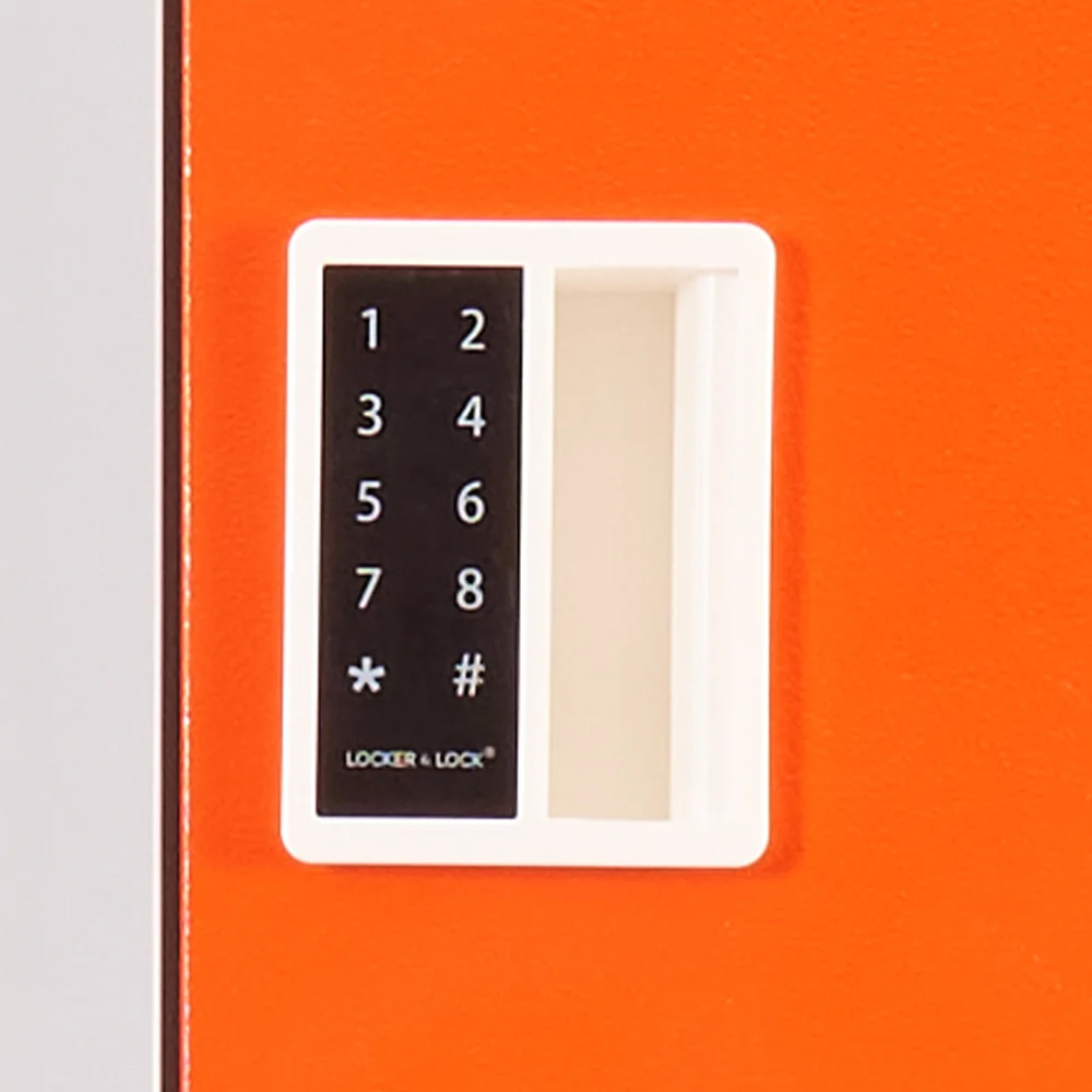 Khóa điện tử RF3000C và tủ locker sắt