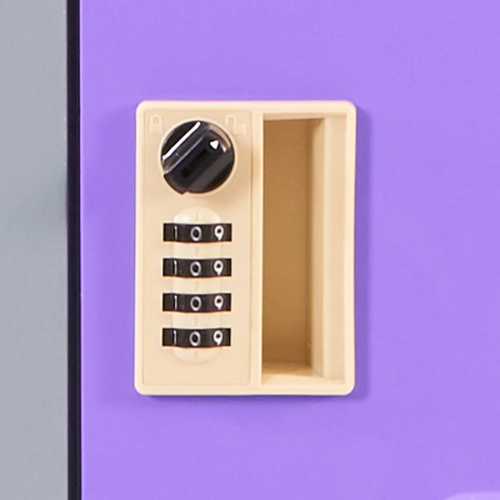 Khóa số 3S và tủ locker sắt