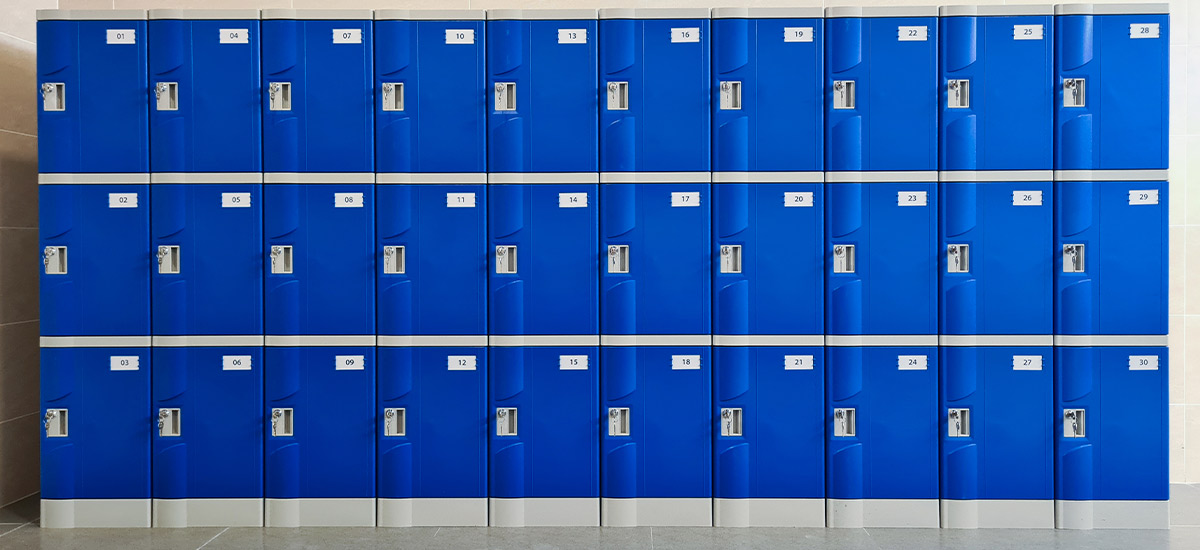 tủ nhựa ABS dòng N4 màu xanh đậm