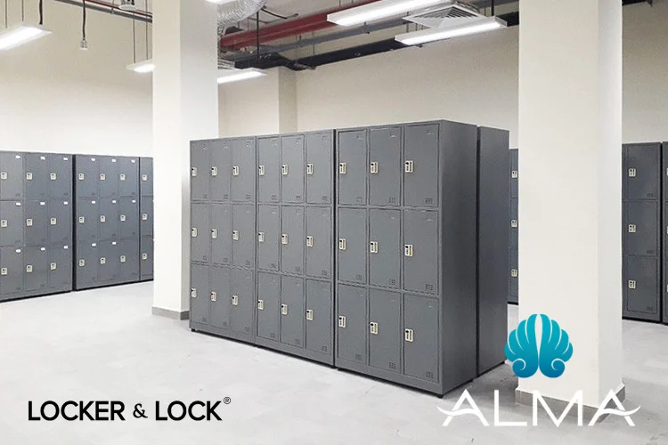 Tủ locker sắt tại ALMA
