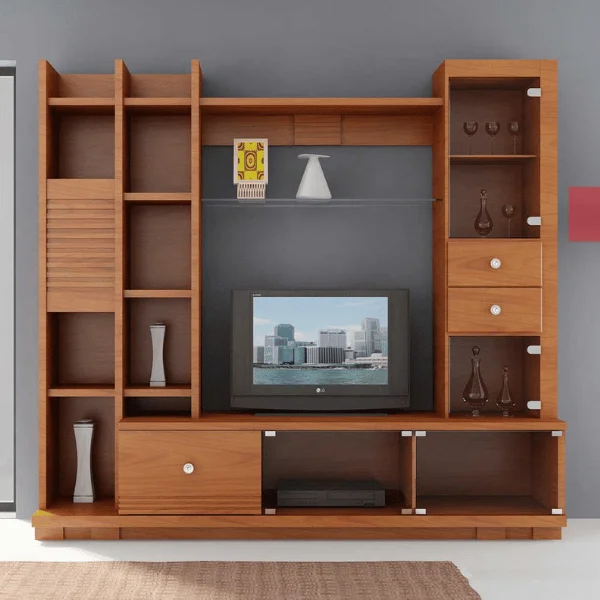 Tủ gỗ tivi xu hướng nội thất trang trí cho phòng khách 2023