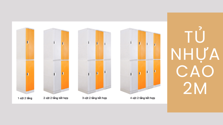 Tủ nhựa cao 2m
