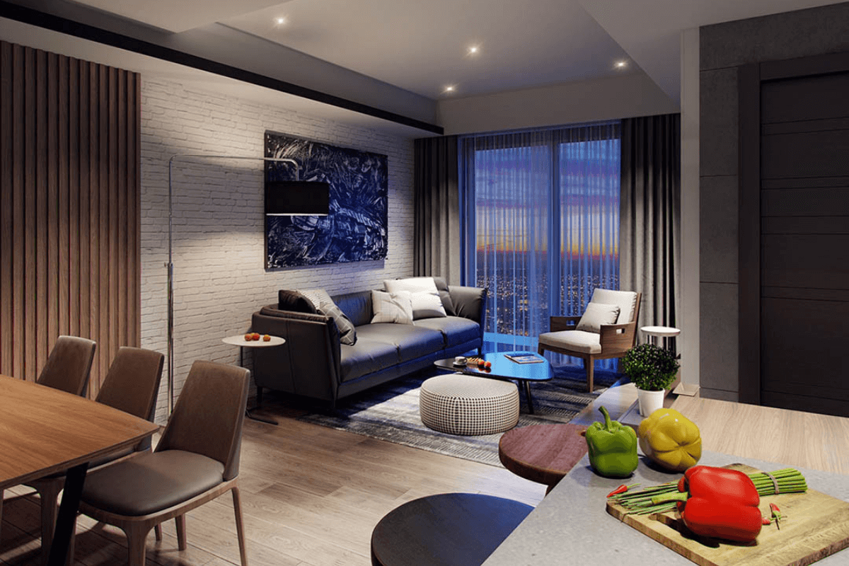 Thiết kế nội thất căn hộ 60m2