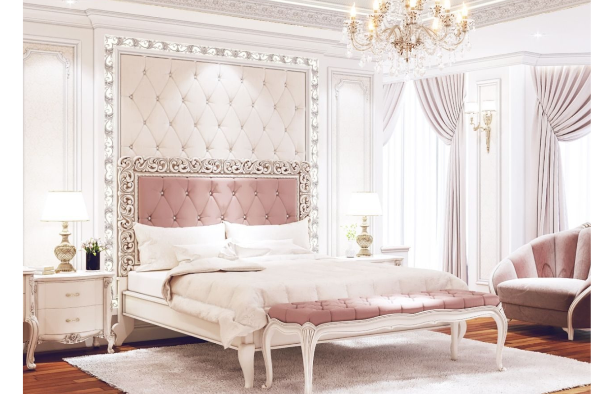 Phòng ngủ phong cách cổ kính châu Âu