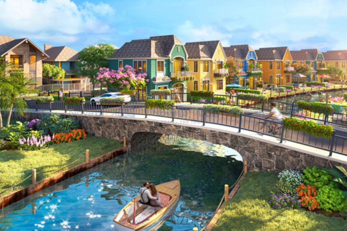 Mẫu biệt thự song lập tại The Tropicana