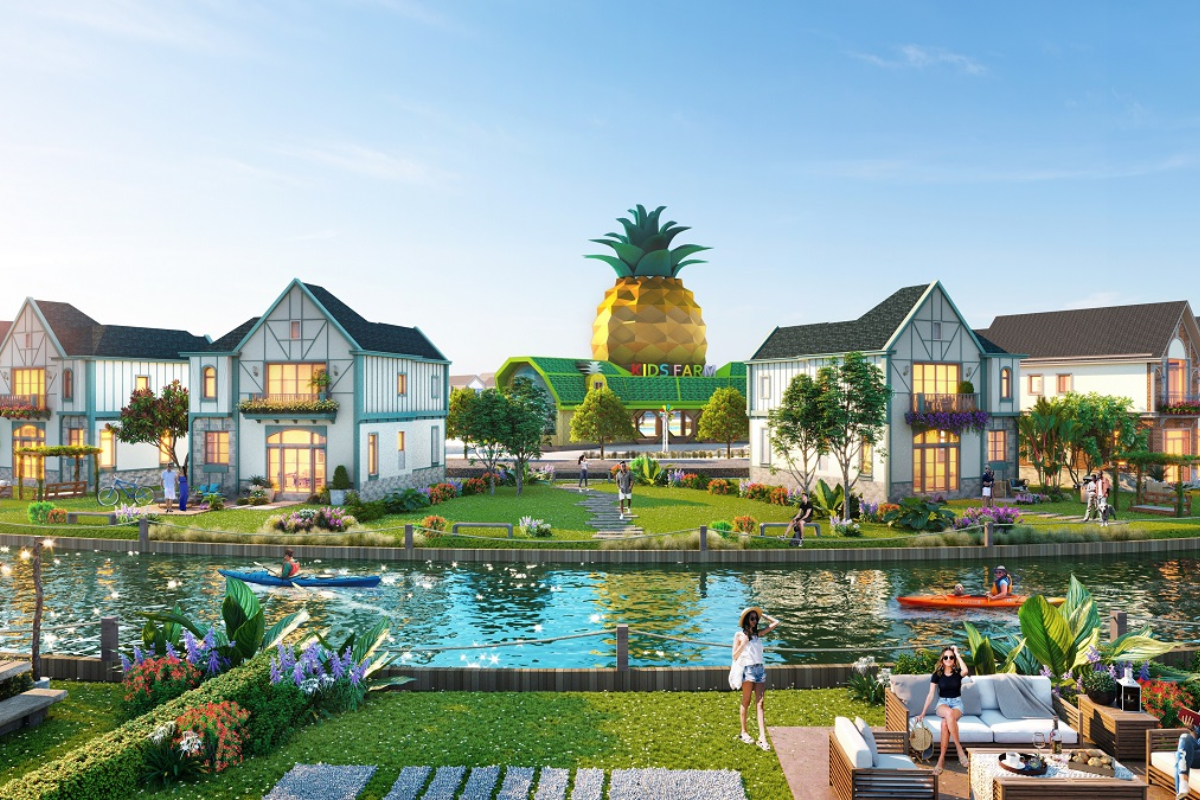 Mẫu biệt thự hồ Lagoon tại The Tropicana