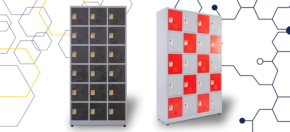 Tủ Locker Sắt 30 Ngăn