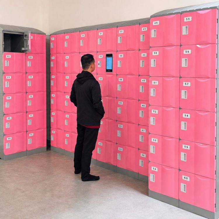 Tủ locker ABS thông minh nhận diện khuôn mặt