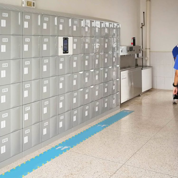 Tủ locker ABS thông minh nhận diện khuôn mặt