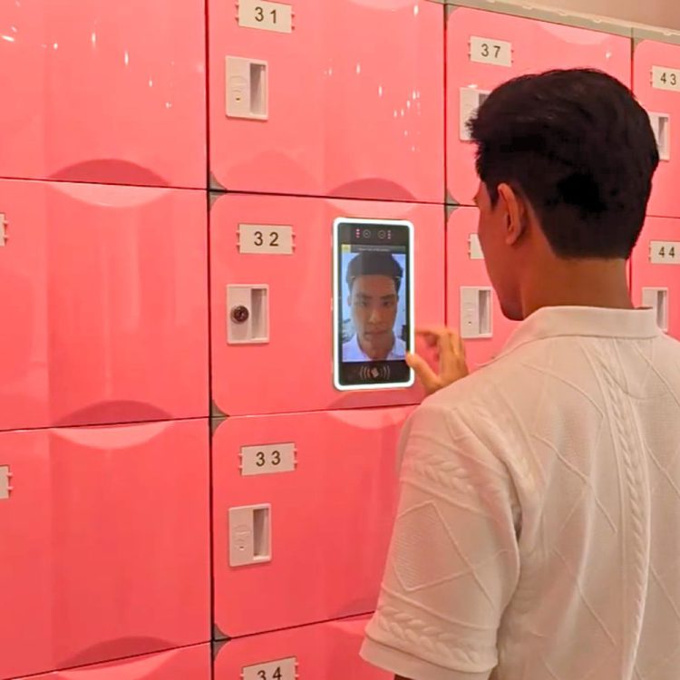 Tủ locker ABS thông minh nhận diện khuôn mặt