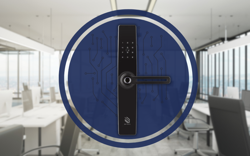 Khoá vân tay cho cổng sắt