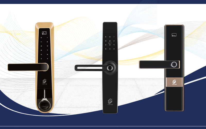 Khoá vân tay cho cửa sắt