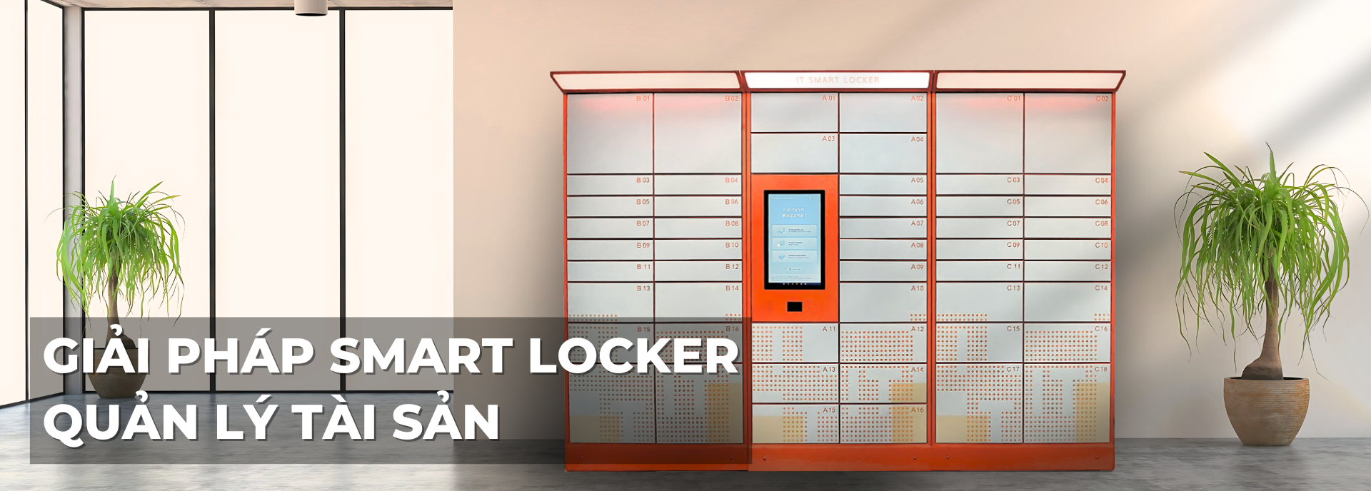 Quản lý tài sản Smart Locker