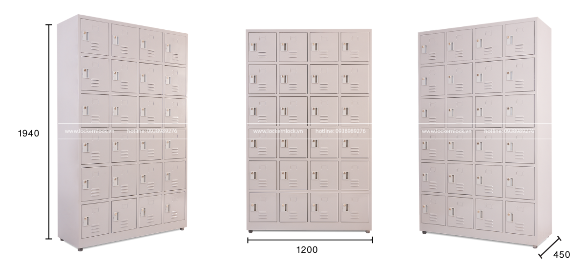 tủ locker sắt 24 ngăn