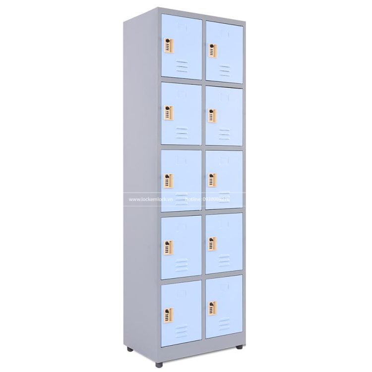 tủ locker sắt 10 ngăn