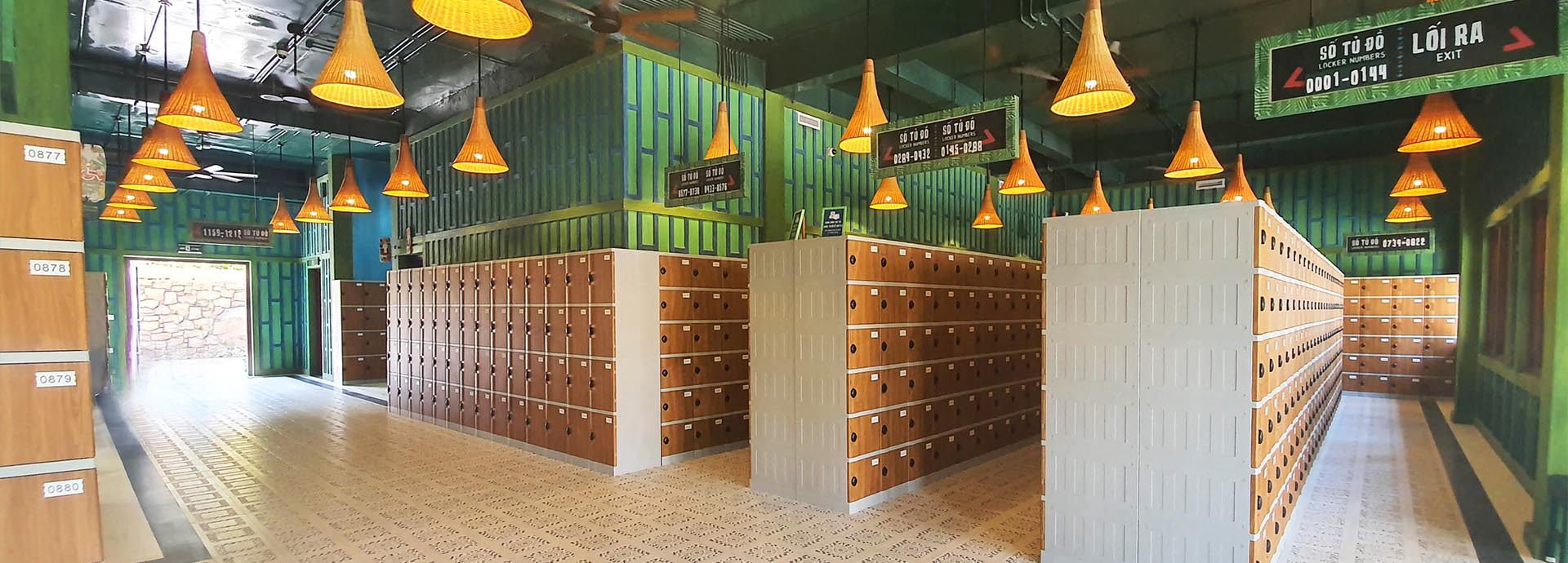Tủ locker ABS water park
