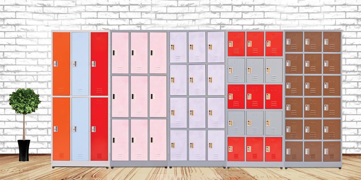 Tủ locker sắt phong phú lựa chọn, phù hợp nhiều không gian văn phòng