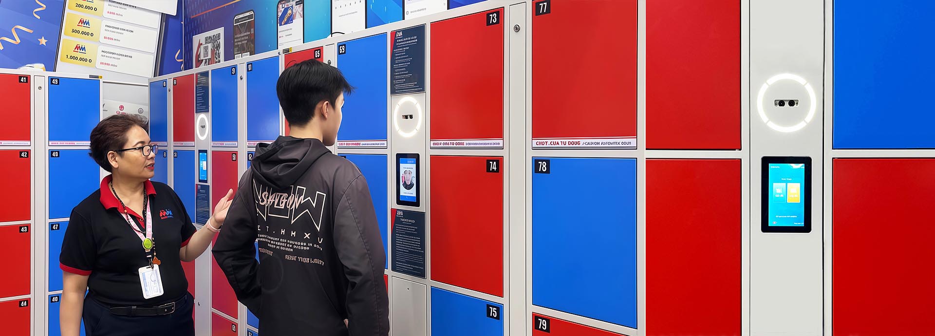 Tủ FaceID locker