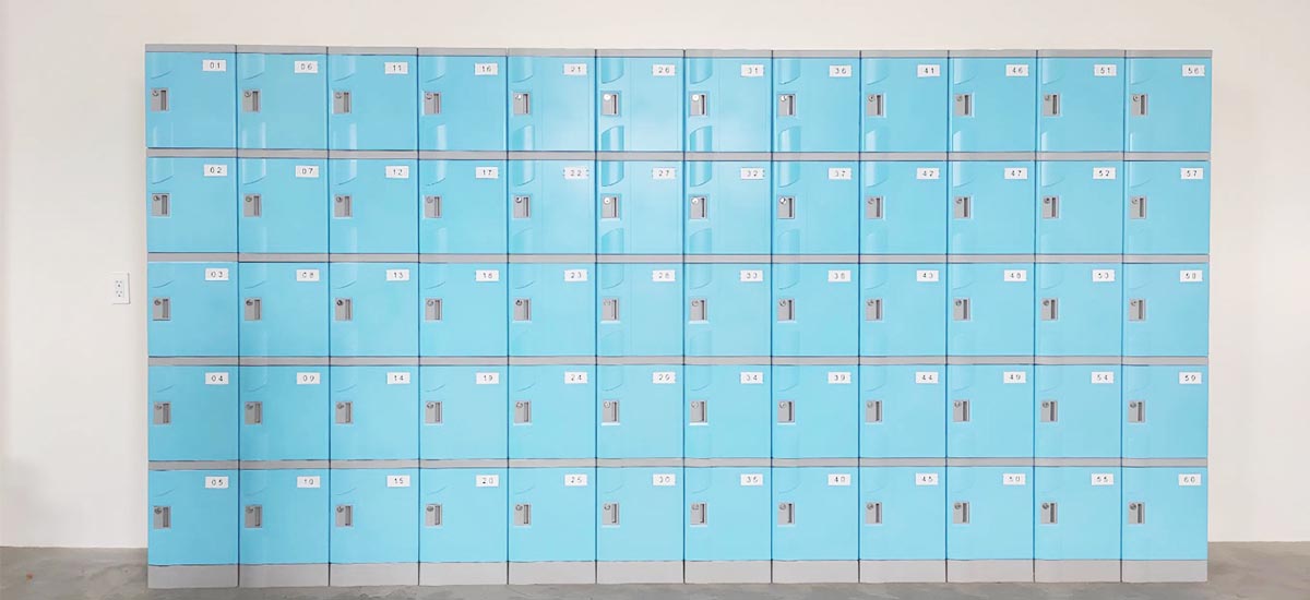Tủ Locker ABS được sử dụng rộng rãi trong bệnh viện